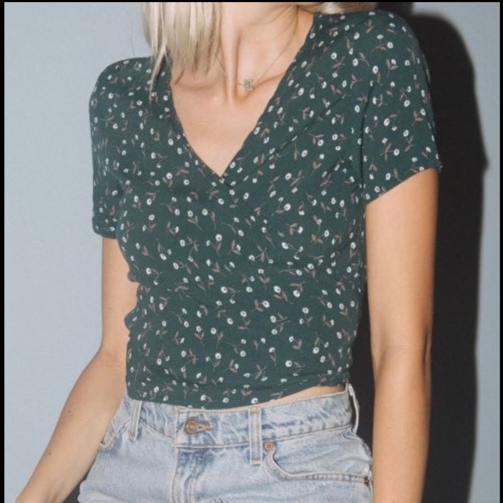 Brandy Melville Rae Wrap Top